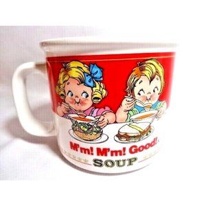 Vintage 1993 Campbell's Kids Stoneware Soup 14-ounce Mug Westwood Microwavable
